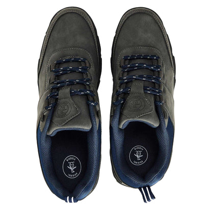 Grey - Side - Original Penguin Mens Hiking Boots