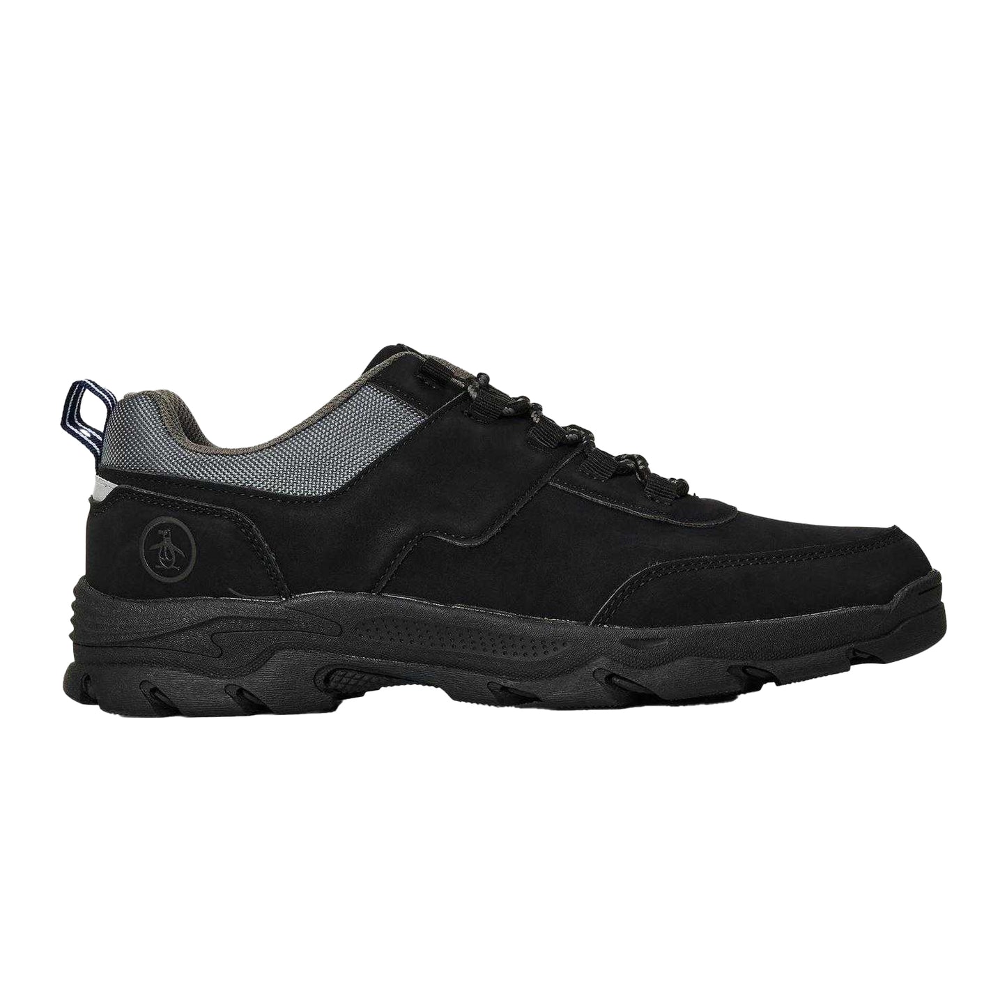 Black - Front - Original Penguin Mens Hiking Boots