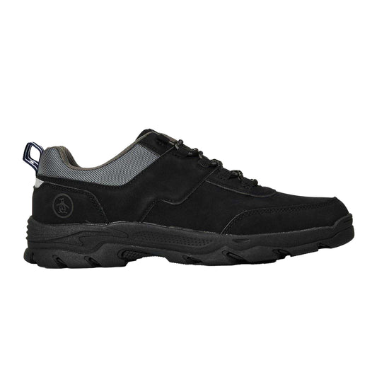 Black - Front - Original Penguin Mens Hiking Boots