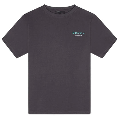Dark Grey - Back - Bench Mens Malemtee Back Print T-Shirt & Shorts Set