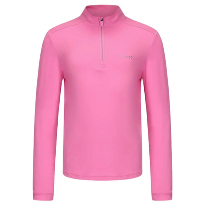 Pink - Front - USA Childrens-Kids Pro Relaxed Fit Top
