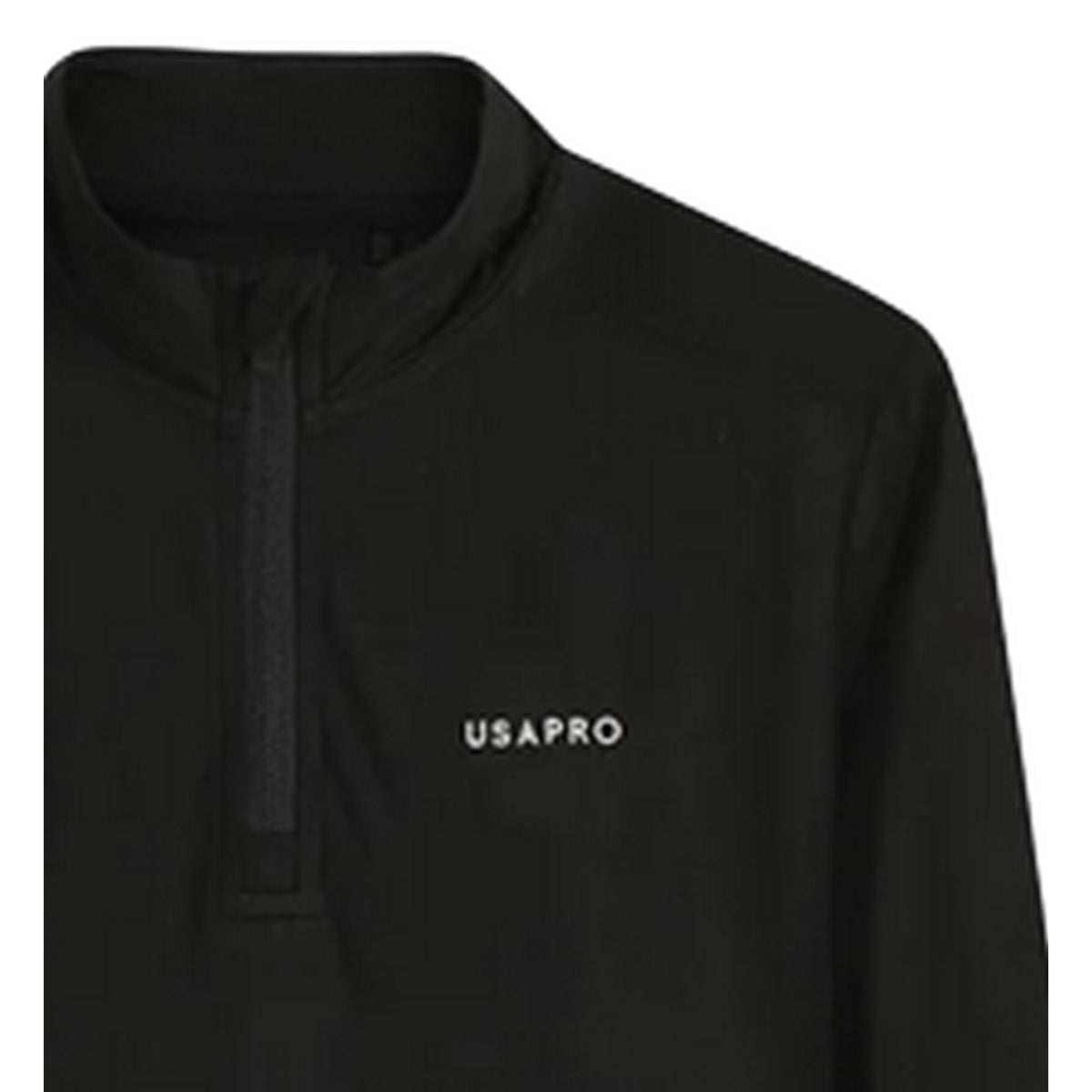 Black - Side - USA Childrens-Kids Pro Relaxed Fit Top