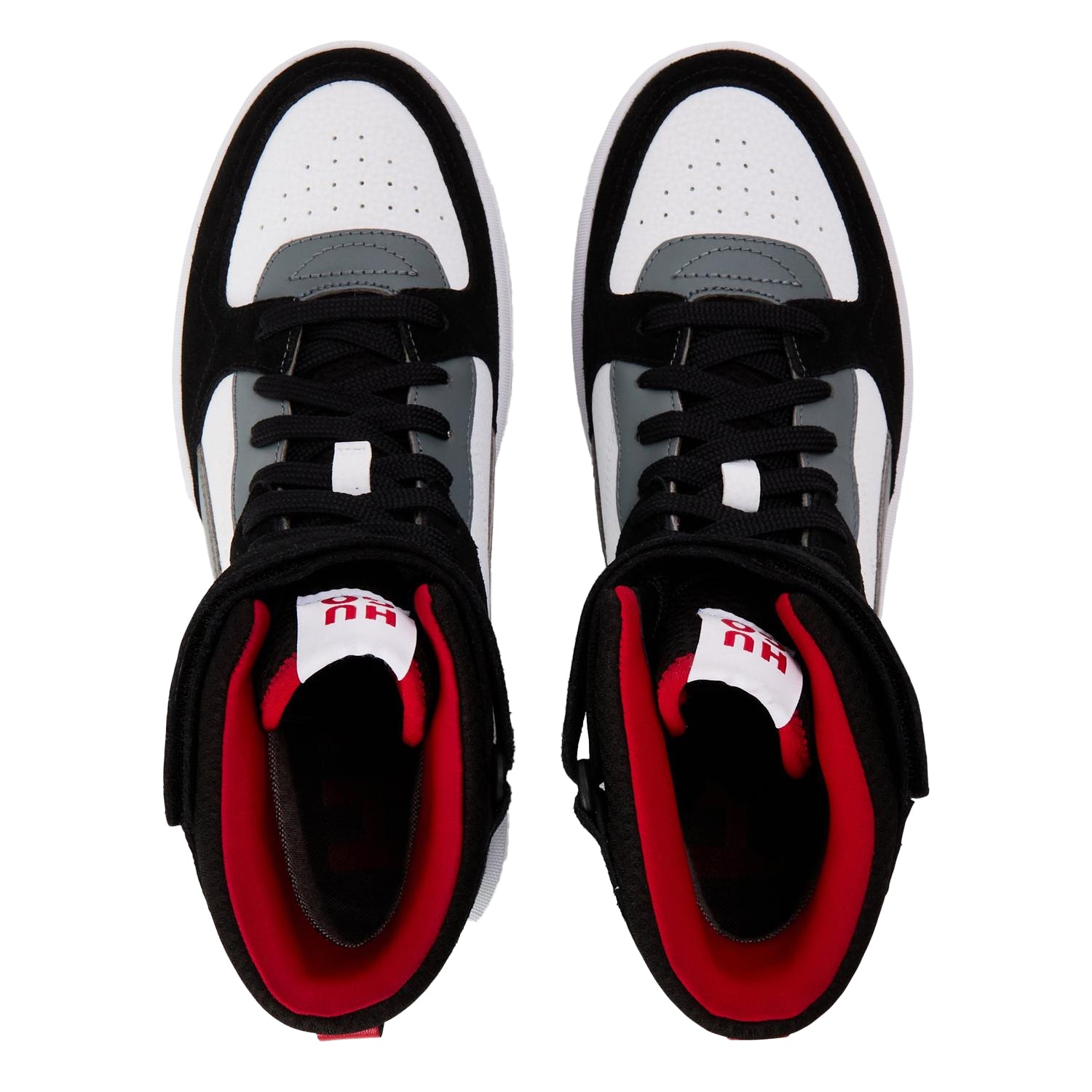 White-Black - Lifestyle - Hugo Mens Kilian Hito Ltmx Suede Trainers