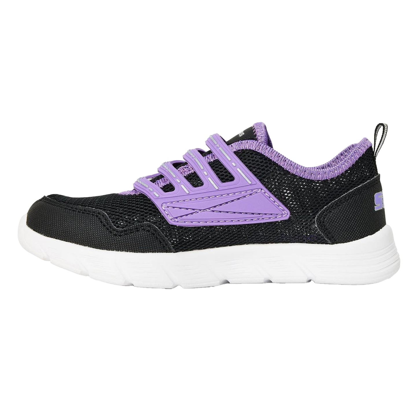 Black - Back - Skechers Childrens-Kids Comfyflex Mesh Trainers