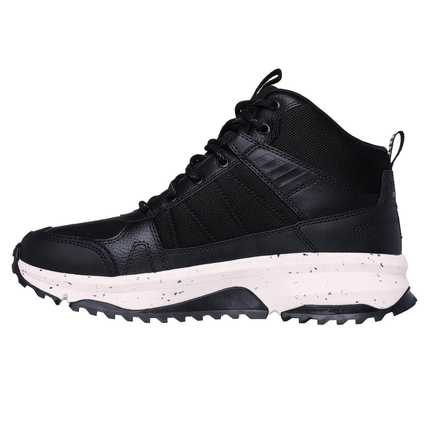 Black-White - Back - Skechers Womens-Ladies Bionictrail Hiking Boots