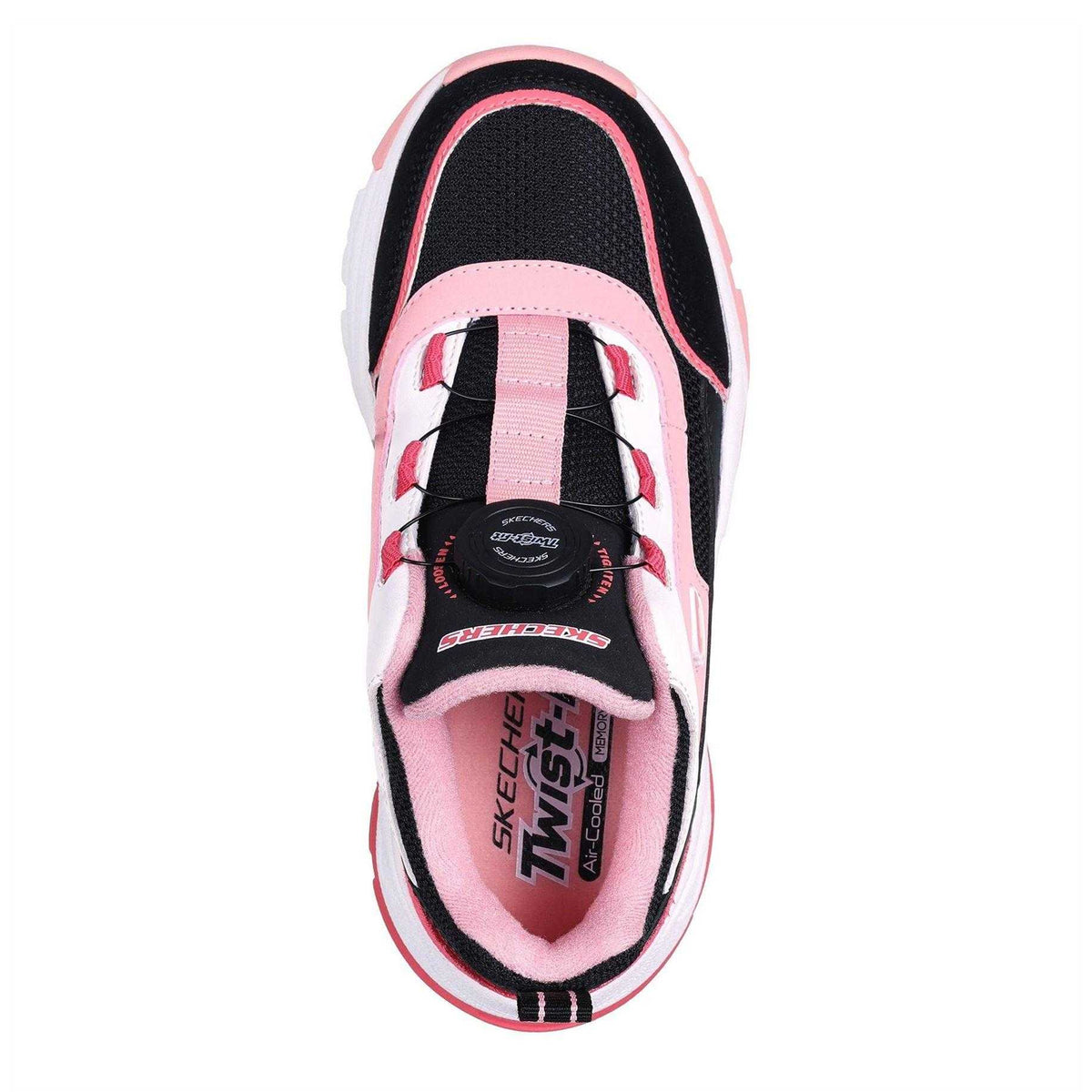 Pink - Side - Skechers Childrens-Kids Kozmiks1 Trainers