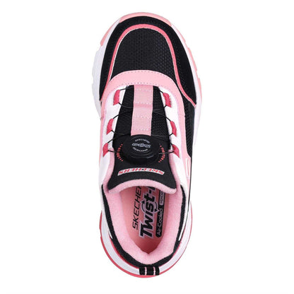 Pink - Side - Skechers Childrens-Kids Kozmiks1 Trainers