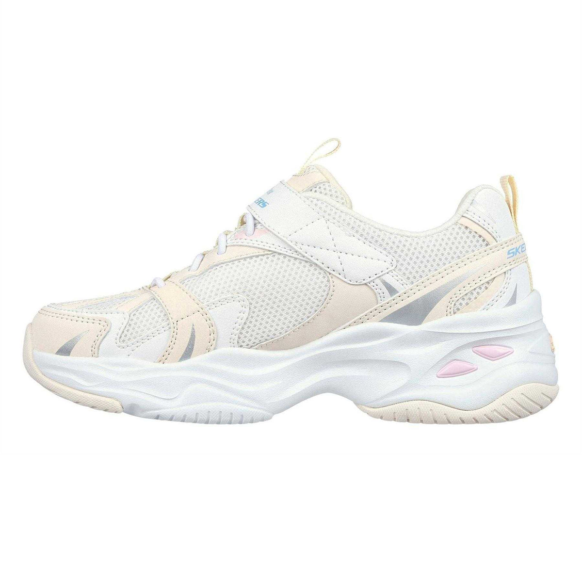 Natural - Back - Skechers Girls D´Lites 4.0 Trainers