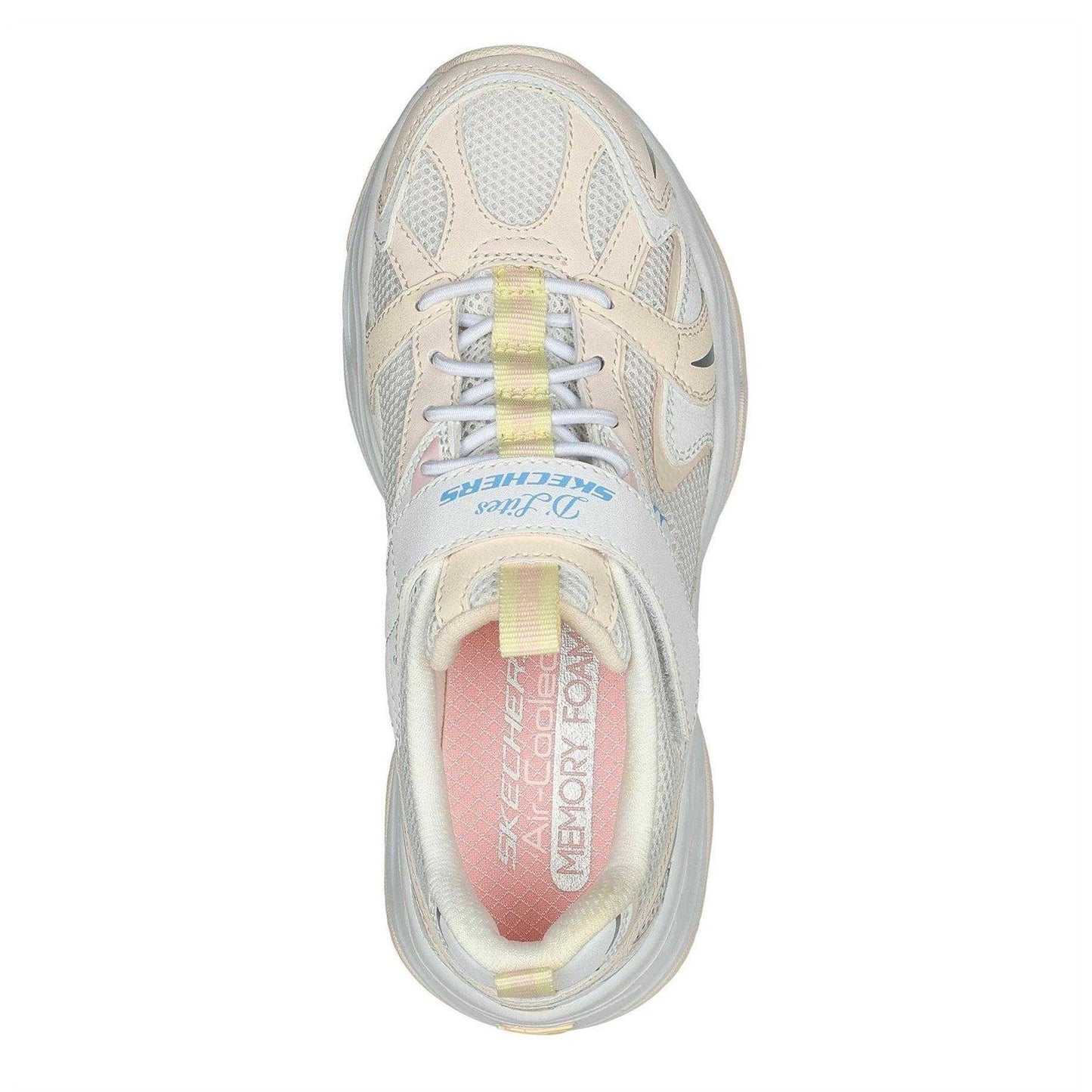Natural - Side - Skechers Girls D´Lites 4.0 Trainers