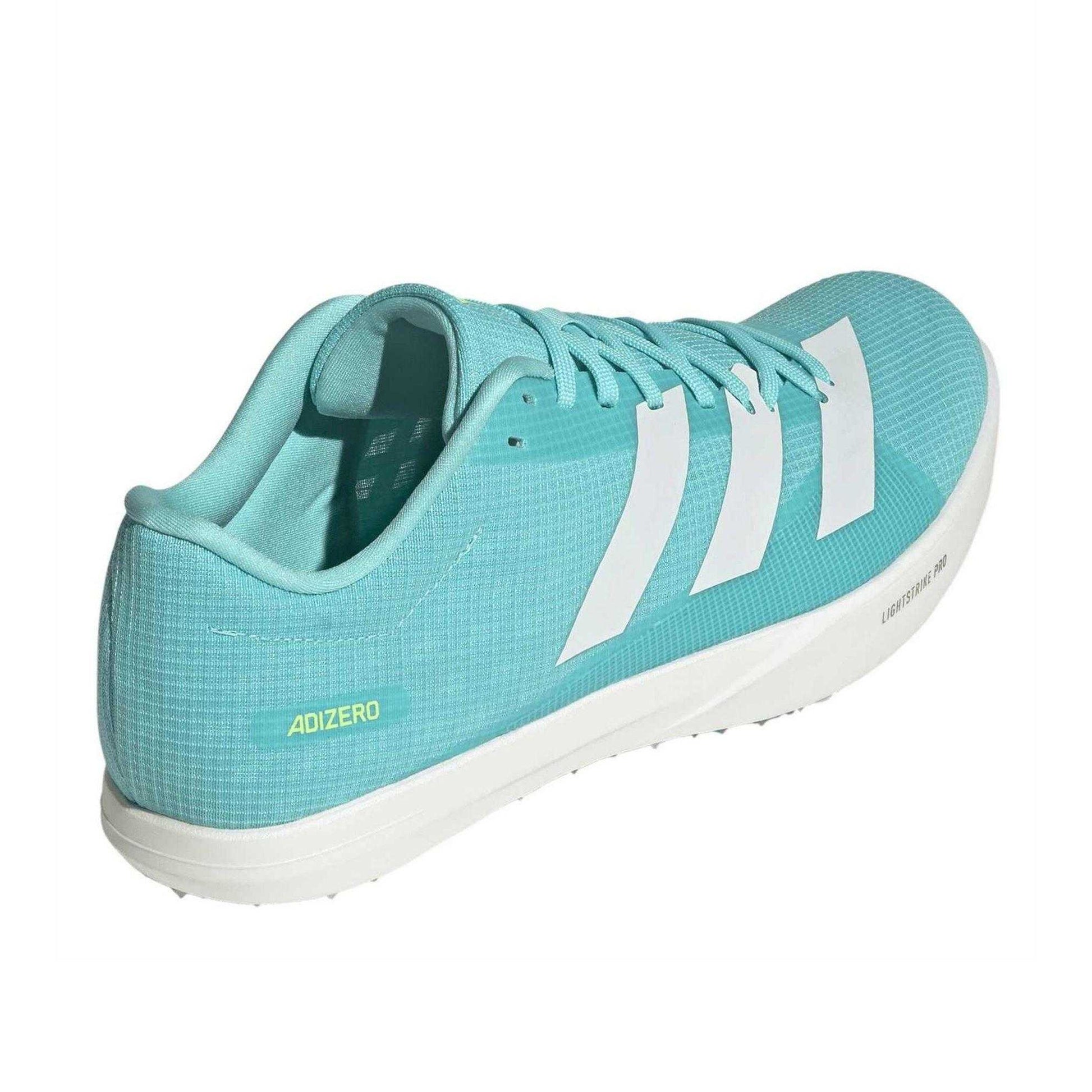Aqua - Back - Adidas Mens Adizero Athletic Shoe Spikes