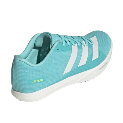 Aqua - Back - Adidas Mens Adizero Athletic Shoe Spikes