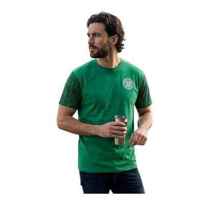 Green - Side - Adidas Mens Celtic T-Shirt