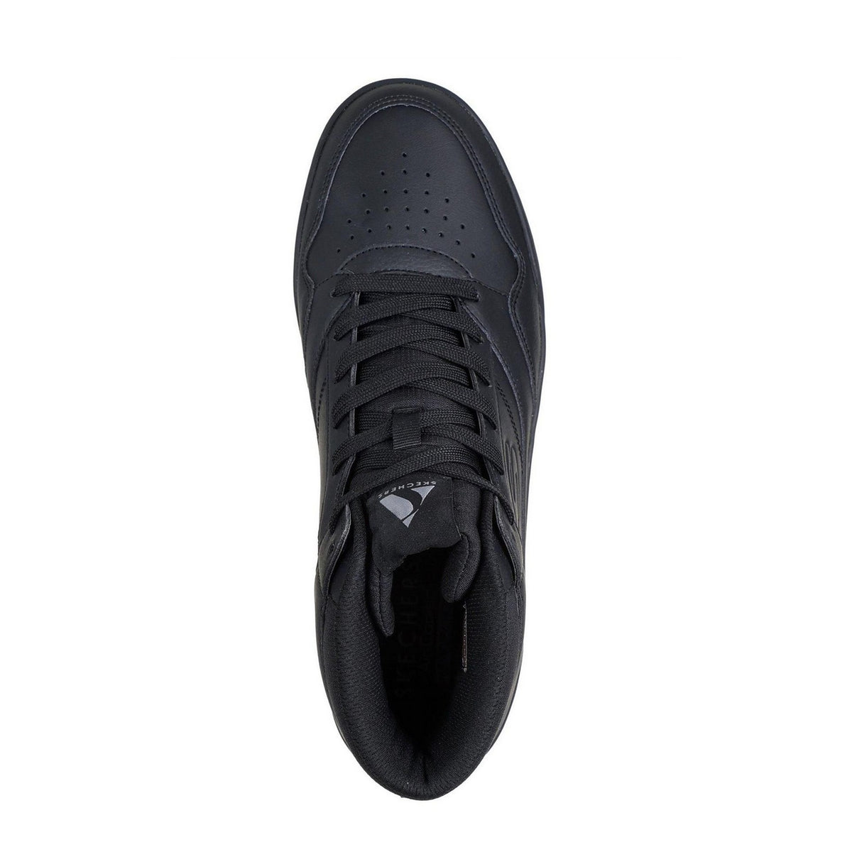 Black - Lifestyle - Skechers Mens Overlay High Top Trainers