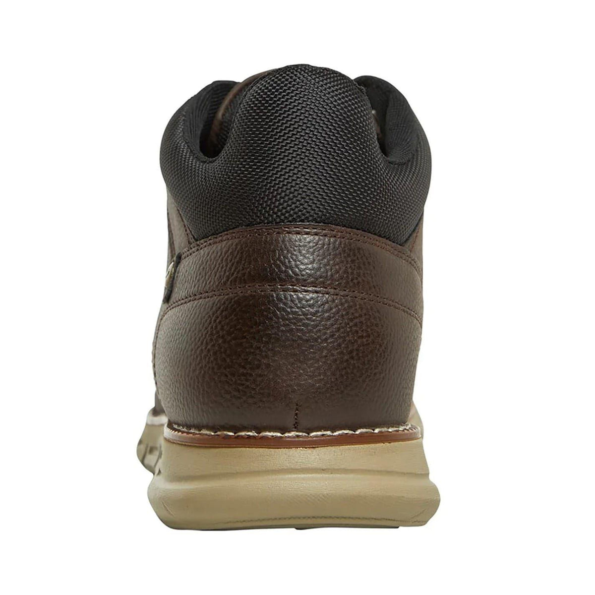 Brown - Back - Nicholas Deakins Mens Leather Lace Up Ankle Boots