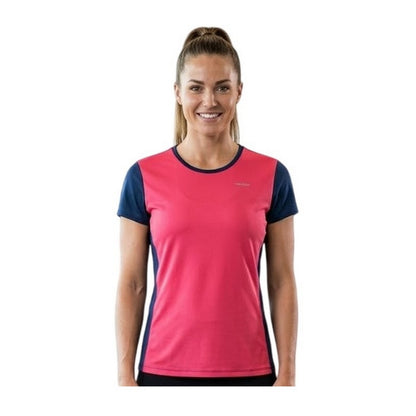 Pink - Side - Head Womens-Ladies Mia Printed Short-Sleeved T-Shirt