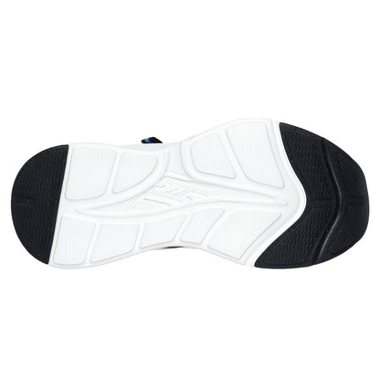 White-Black-Blue - Pack Shot - Skechers Childrens-Kids Bobsbamina Colour Block Trainers