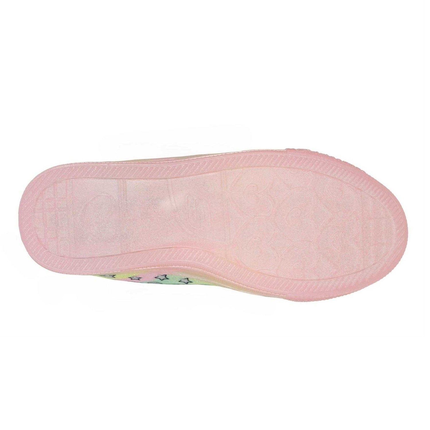 Pink-Multicoloured - Lifestyle - Skechers Girls Shuffle Unicorn Trainers
