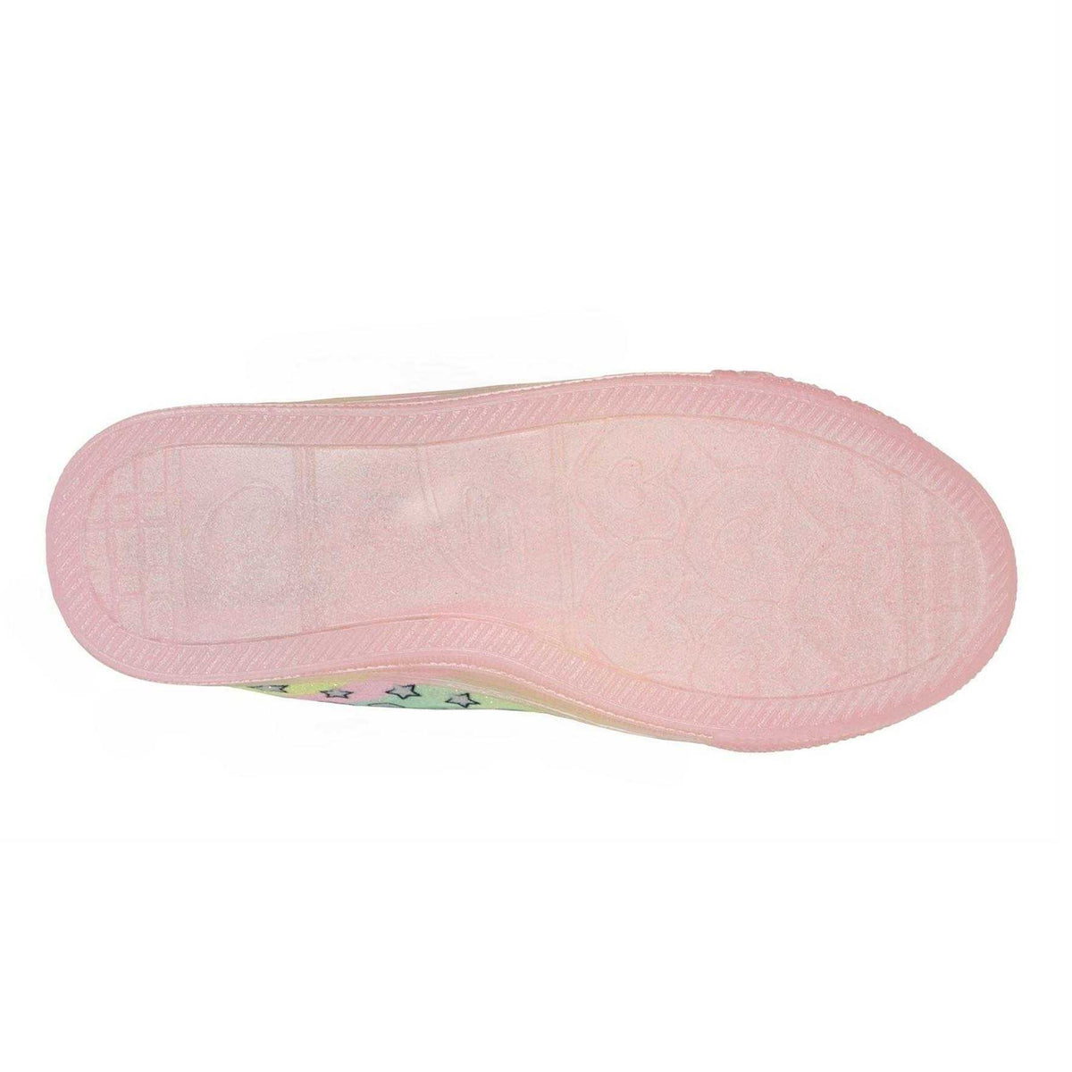 Pink-Multicoloured - Lifestyle - Skechers Girls Shuffle Unicorn Trainers