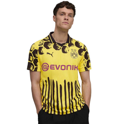 Yellow-Black - Lifestyle - Borussia Dortmund Mens Puma x KidSuper 25-26 Football Shirt