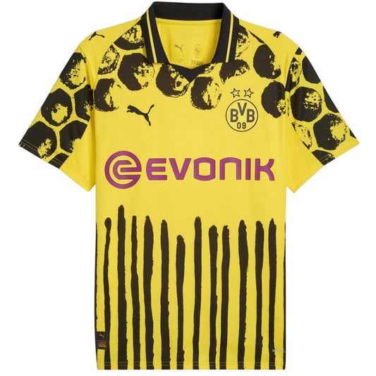 Yellow-Black - Front - Borussia Dortmund Mens Puma x KidSuper 25-26 Football Shirt