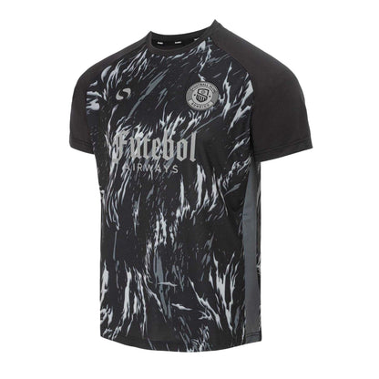 Black - Side - Sondico Mens Football Jersey