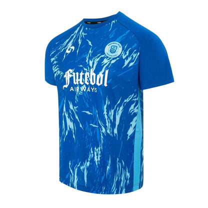 Blue - Side - Sondico Mens Football Jersey