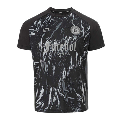Black - Front - Sondico Mens Football Jersey