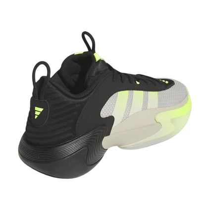 Putty Grey - Back - Adidas Mens 3 Stripes Lace Up Basketball Shoes