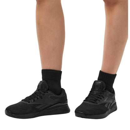 Black - Lifestyle - Reebok Womens-Ladies Nano X4 Trainers
