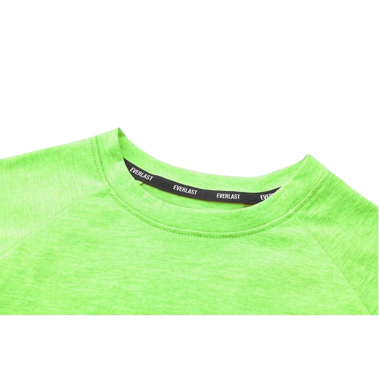 Fluorescent Green - Side - Everlast Childrens-Kids Flex Logo T-Shirt