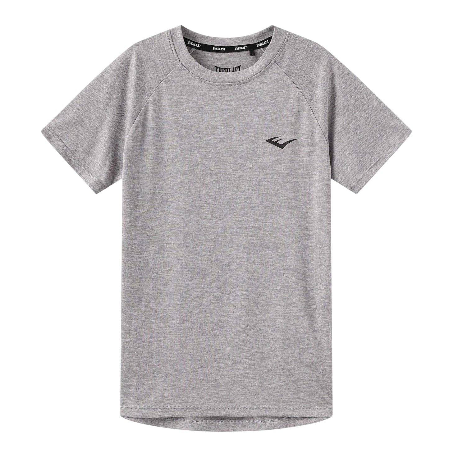 Grey Marl Marl - Front - Everlast Childrens-Kids Flex Logo T-Shirt