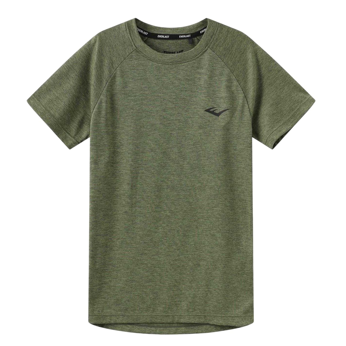 Khaki Marl - Front - Everlast Childrens-Kids Flex Logo T-Shirt