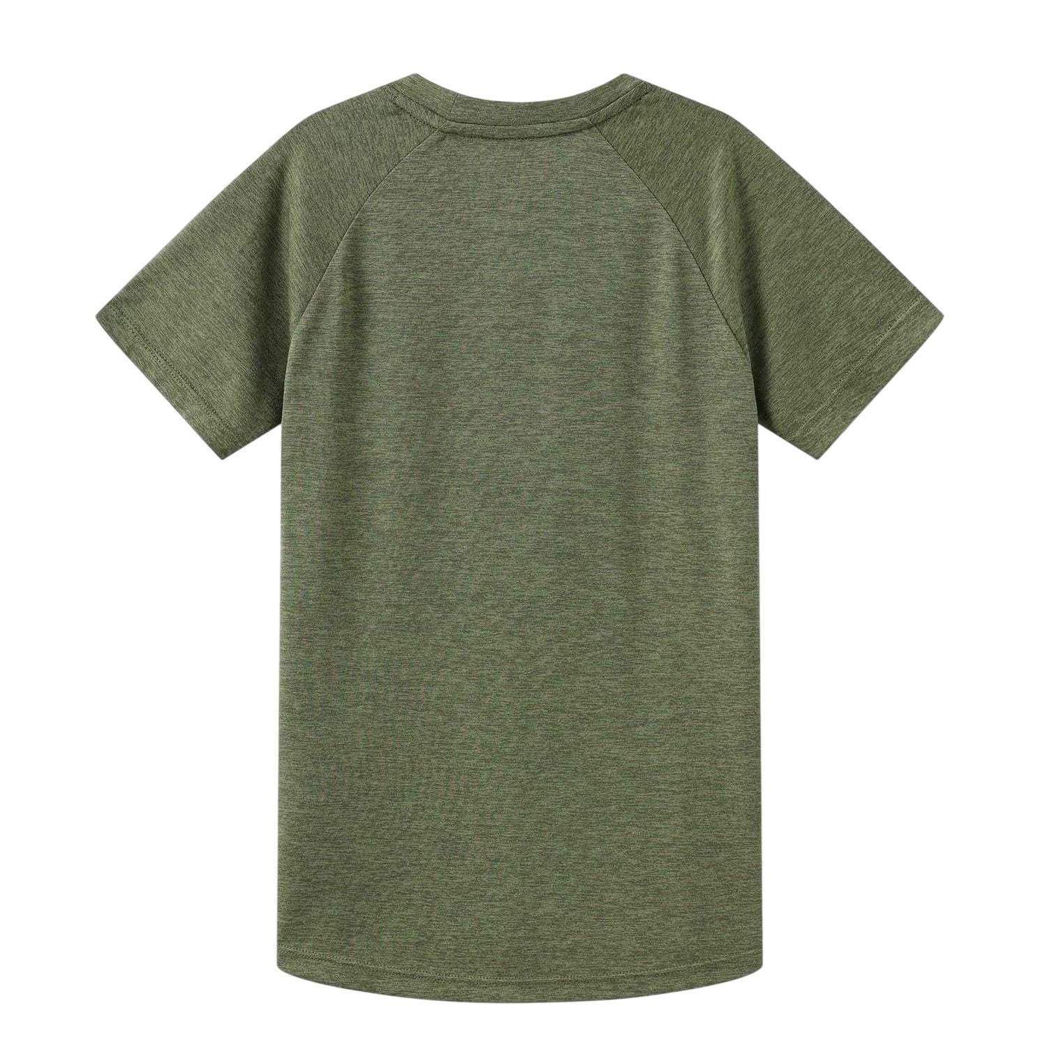 Khaki Marl - Back - Everlast Childrens-Kids Flex Logo T-Shirt