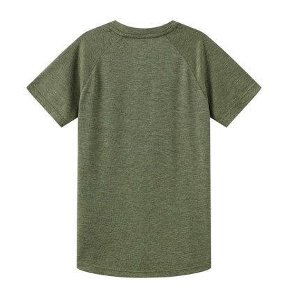 Khaki Marl - Back - Everlast Childrens-Kids Flex Logo T-Shirt