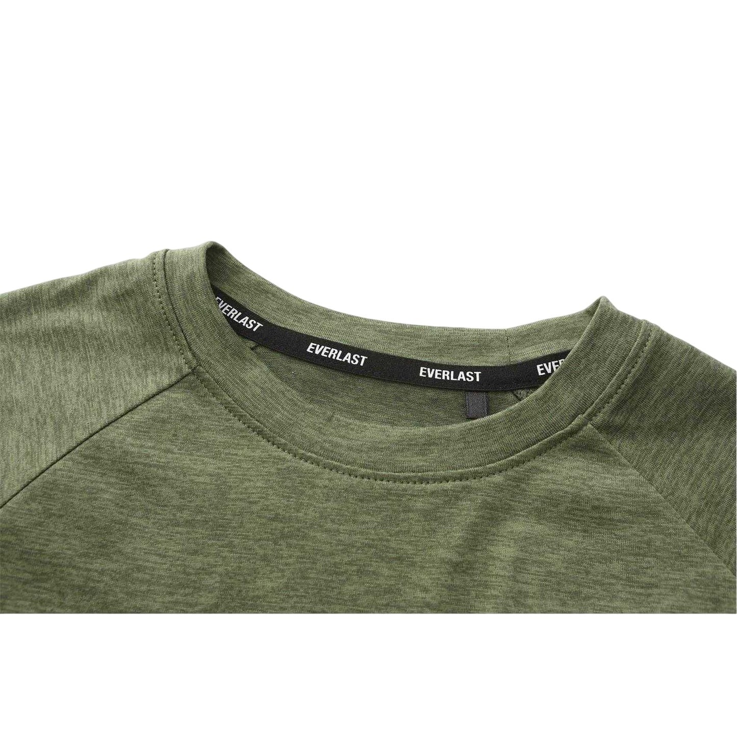 Khaki Marl - Side - Everlast Childrens-Kids Flex Logo T-Shirt