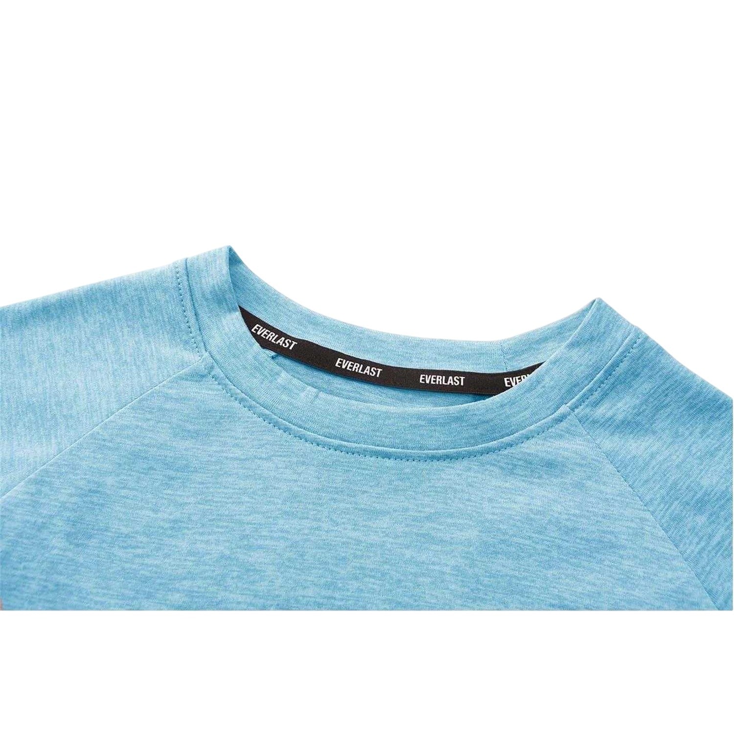 Light Blue Marl - Side - Everlast Childrens-Kids Flex Logo T-Shirt