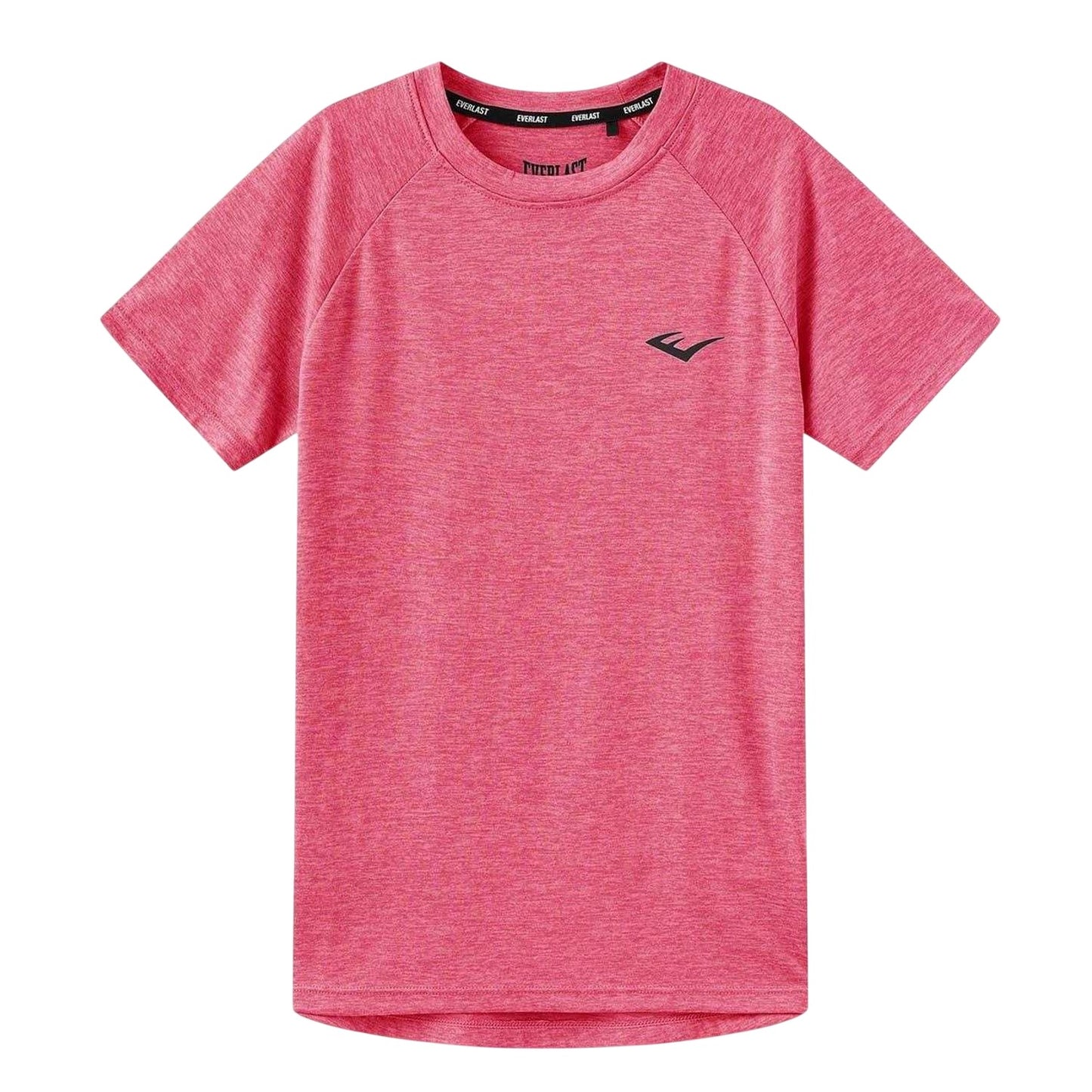 Pink Marl - Front - Everlast Childrens-Kids Flex Logo T-Shirt