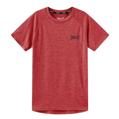 Red Marl - Front - Everlast Childrens-Kids Flex Logo T-Shirt