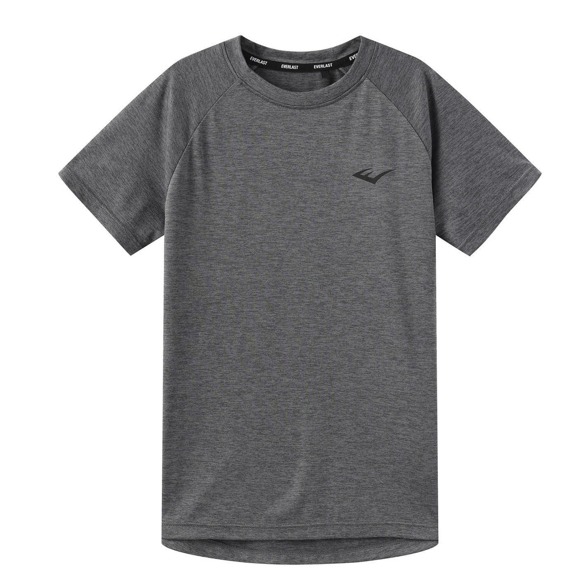 Charcoal Marl - Front - Everlast Childrens-Kids Flex Logo T-Shirt