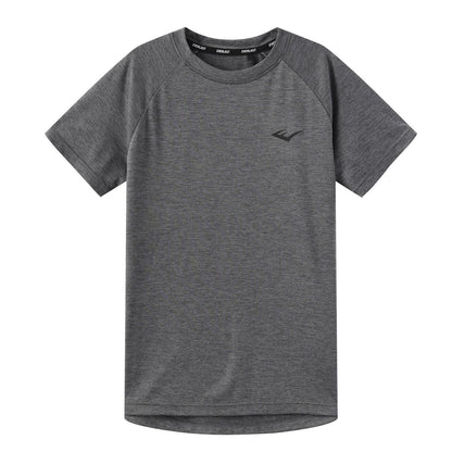 Charcoal Marl - Front - Everlast Childrens-Kids Flex Logo T-Shirt