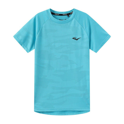 Cyan - Front - Everlast Childrens-Kids Flex Logo T-Shirt