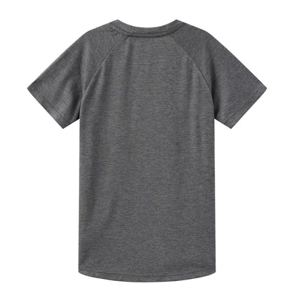 Charcoal Marl - Back - Everlast Childrens-Kids Flex Logo T-Shirt