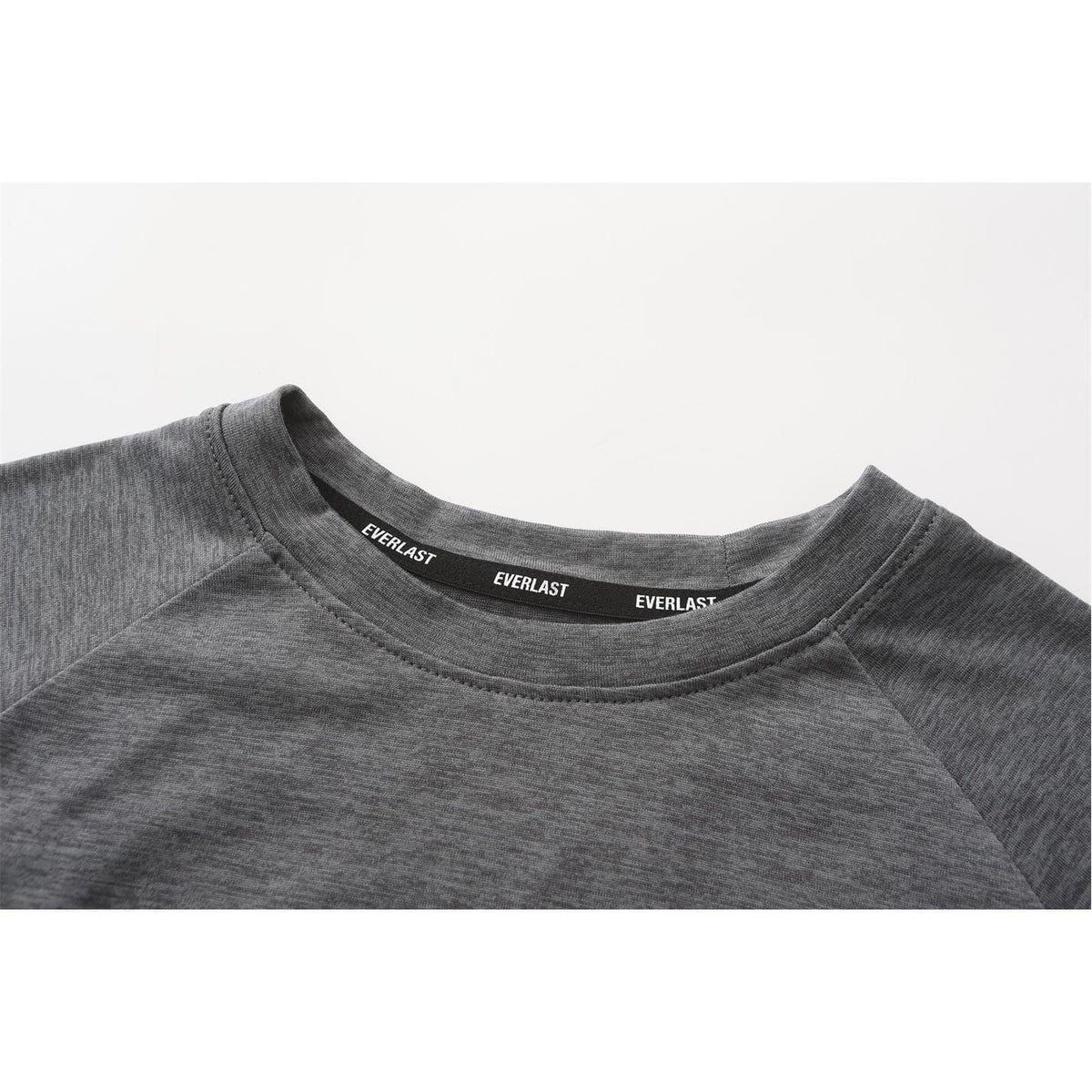 Charcoal Marl - Side - Everlast Childrens-Kids Flex Logo T-Shirt