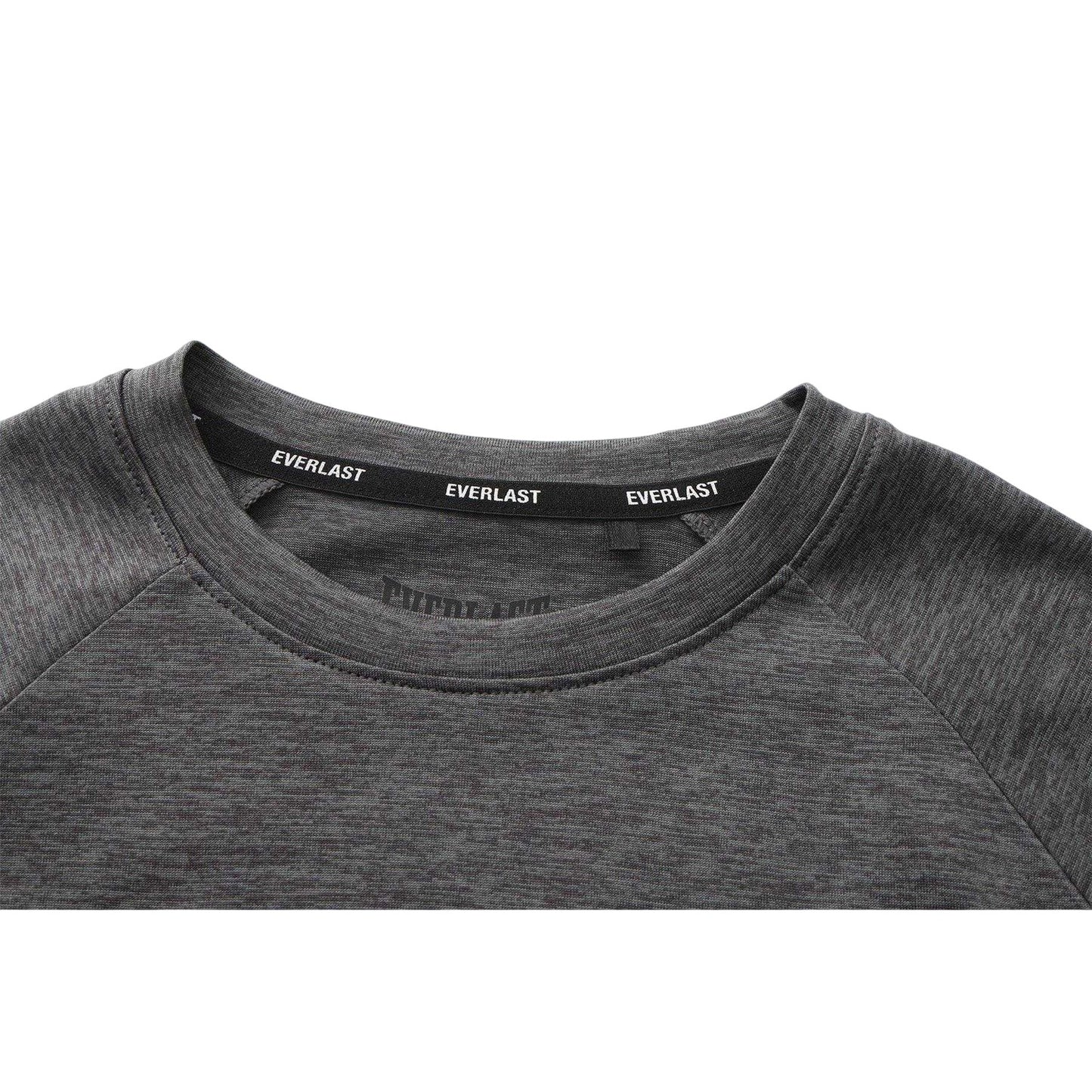 Charcoal Marl Marl - Side - Everlast Childrens-Kids Flex Logo T-Shirt