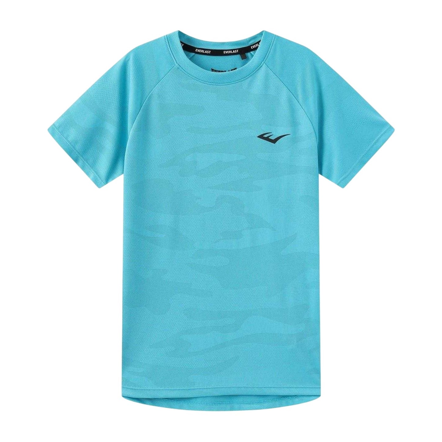 Cyan-Blue - Front - Everlast Childrens-Kids Flex Logo T-Shirt