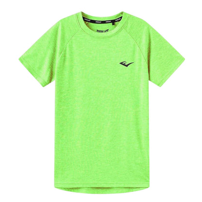 Fluorescent Green - Front - Everlast Childrens-Kids Flex Logo T-Shirt