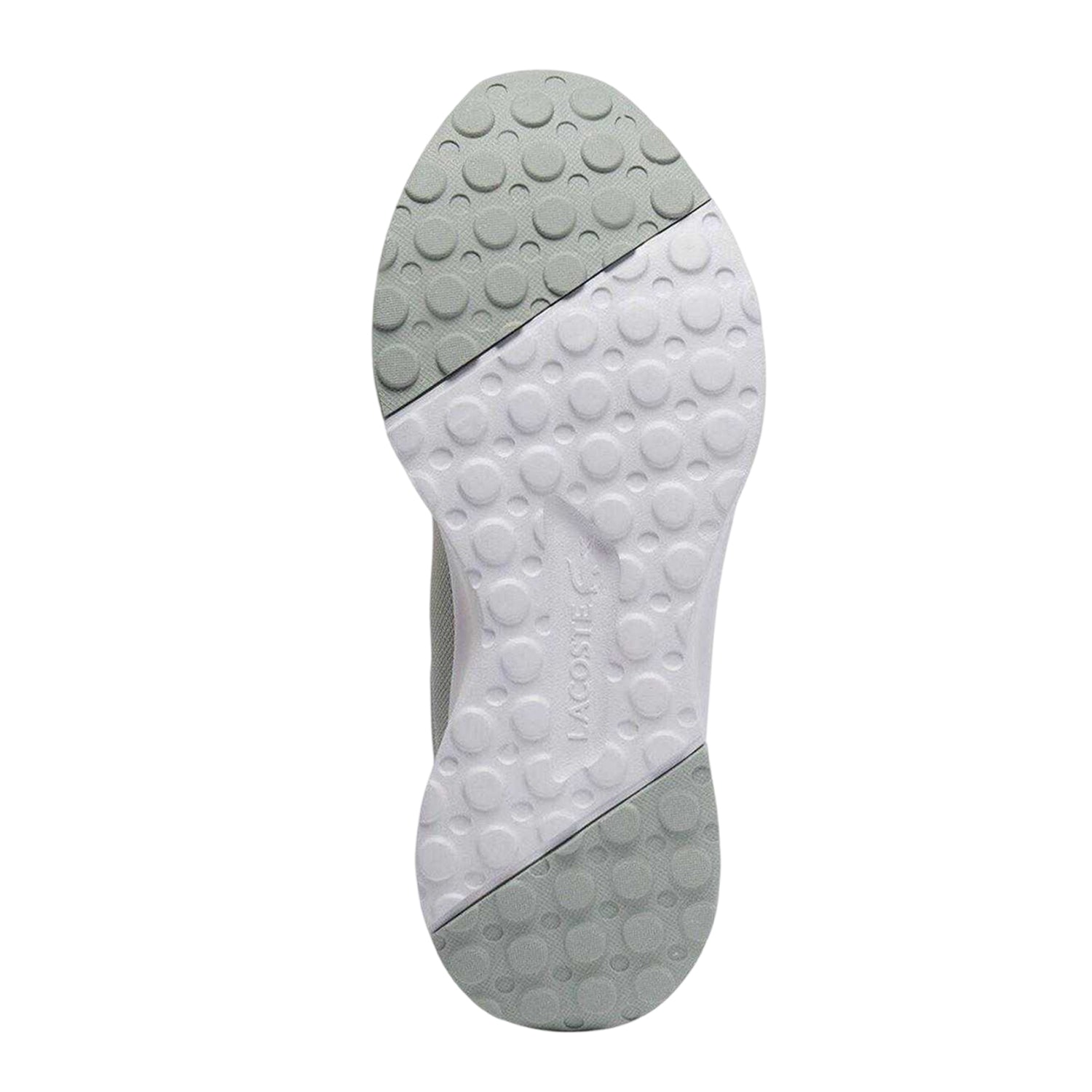 Grey-White - Lifestyle - Lacoste Mens Neo Runbase Mesh Cushioned Trainers