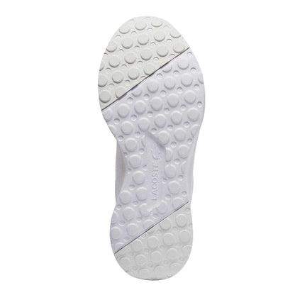 White - Lifestyle - Lacoste Mens Neo Runbase Mesh Cushioned Trainers