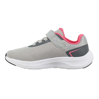 Grey-Pink - Back - Slazenger Childrens-Kids Assent Trainers