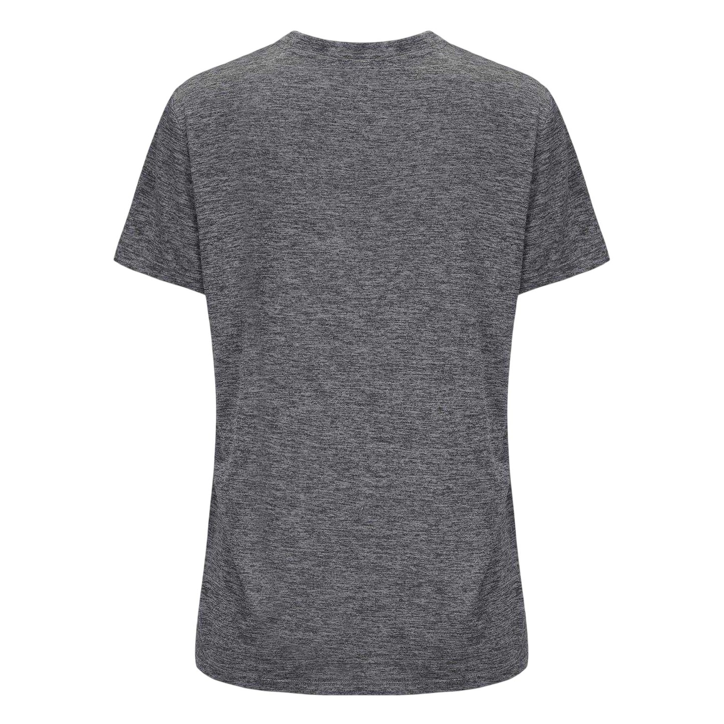 Charcoal - Back - USA Pro Womens-Ladies Plain V Neck T-Shirt